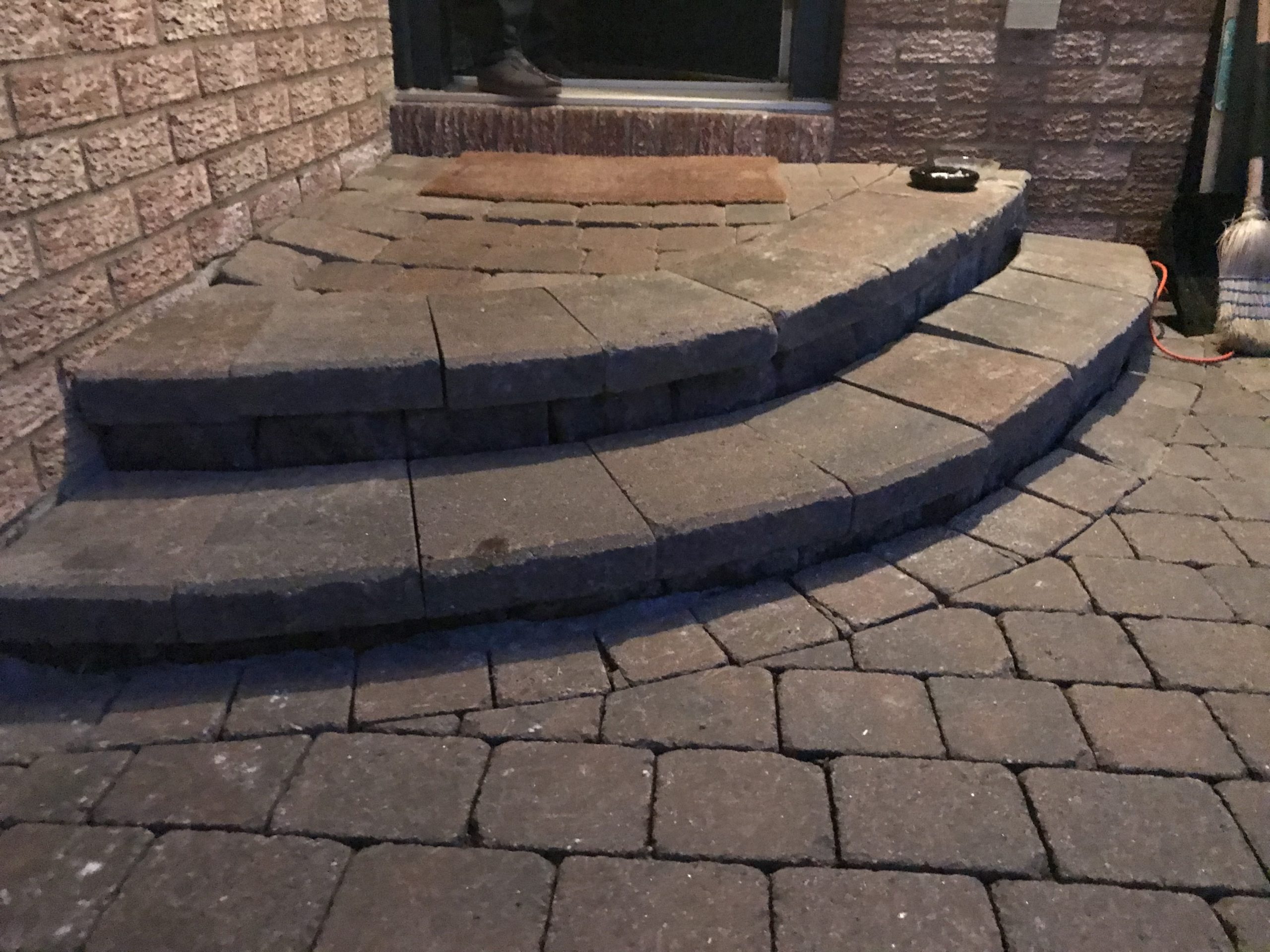 Interlock area before repair